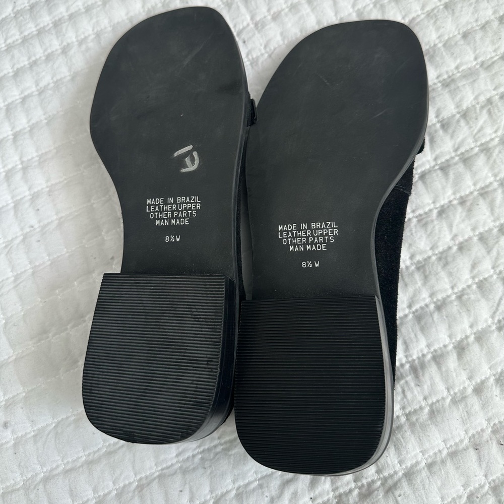 A316 Directives Genuine Suede  SlipOn Kristen sz 8.5 Wide square toe shoes - Picture 6 of 6